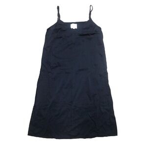 Sundays by We Are‎ Sundays Slip Dress Lining 0 Dark Navy Sleeveless Mini V Neck